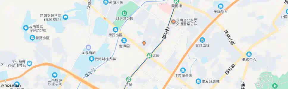 昆明温馨家园(金色大道)_公交站地图_昆明公交_妙搜公交查询2025