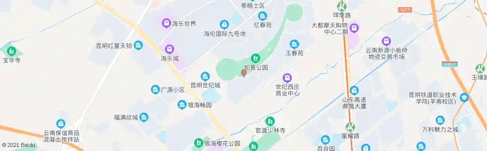 昆明叠春苑_公交站地图_昆明公交_妙搜公交查询2025