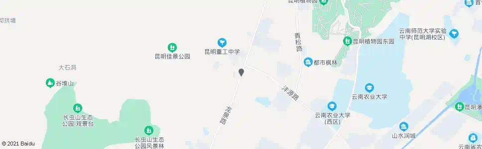 昆明龙泉路口沣源路_公交站地图_昆明公交_妙搜公交查询2025