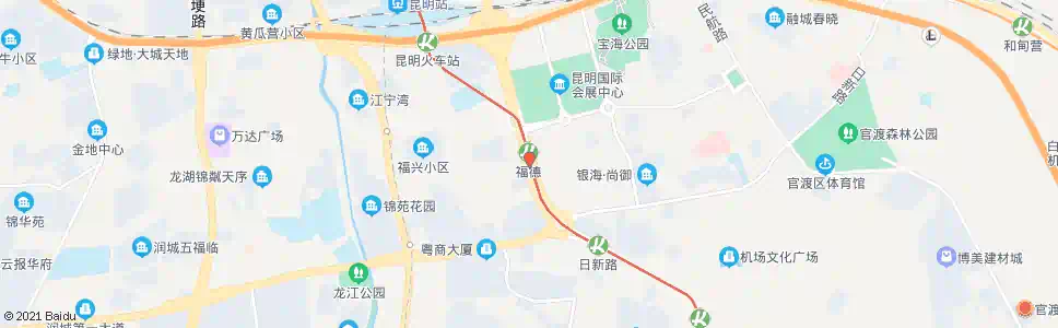 昆明双桥村_公交站地图_昆明公交_妙搜公交查询2025