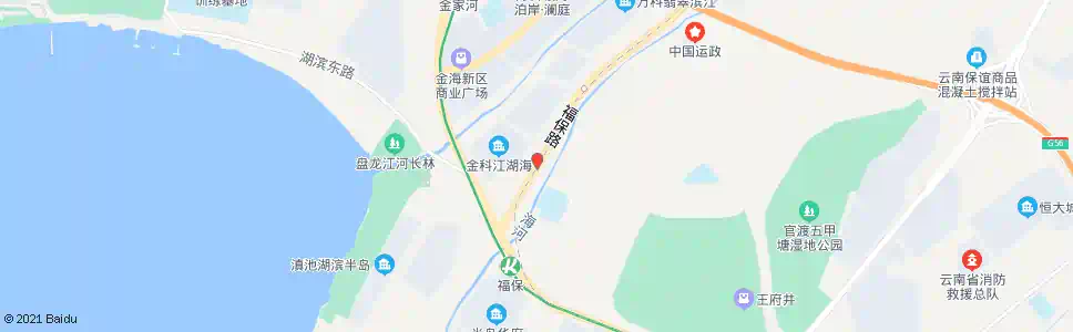 昆明新二村_公交站地图_昆明公交_妙搜公交查询2025
