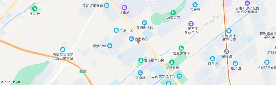 昆明广福路口珥季路(幸福广场)_公交站地图_昆明公交_妙搜公交查询2025