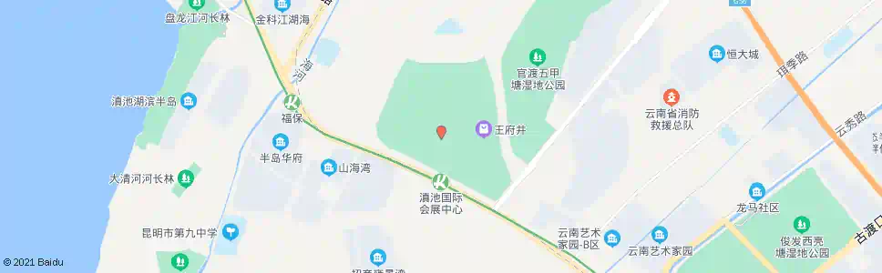昆明滇池会展中心(会展南路)_公交站地图_昆明公交_妙搜公交查询2025