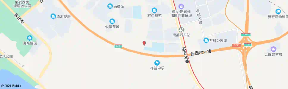 昆明螺蛳湾仓储区东_公交站地图_昆明公交_妙搜公交查询2025