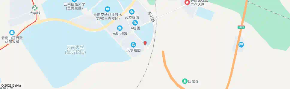 昆明万青路口博大路_公交站地图_昆明公交_妙搜公交查询2025