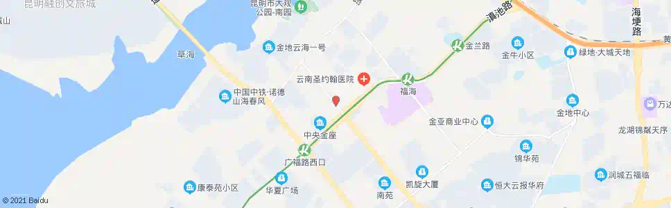昆明滇池路口(日新西路)_公交站地图_昆明公交_妙搜公交查询2025