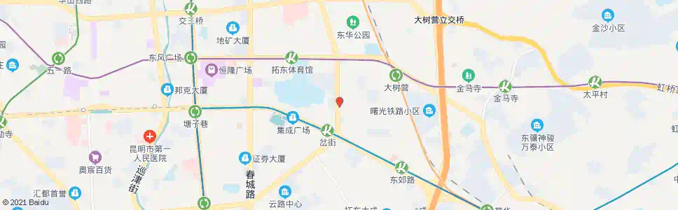 昆明东站(环城东路)_公交站地图_昆明公交_妙搜公交查询2025