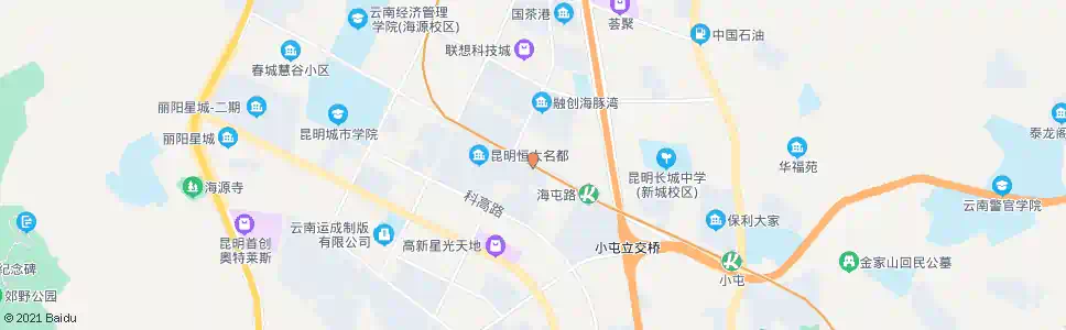 昆明大塘子_公交站地图_昆明公交_妙搜公交查询2025