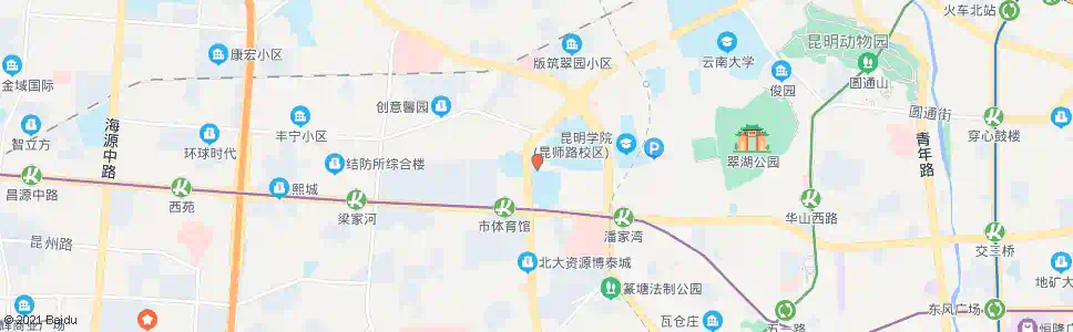 昆明体育中心_公交站地图_昆明公交_妙搜公交查询2025