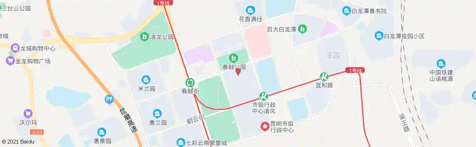 昆明新区会堂_公交站地图_昆明公交_妙搜公交查询2025