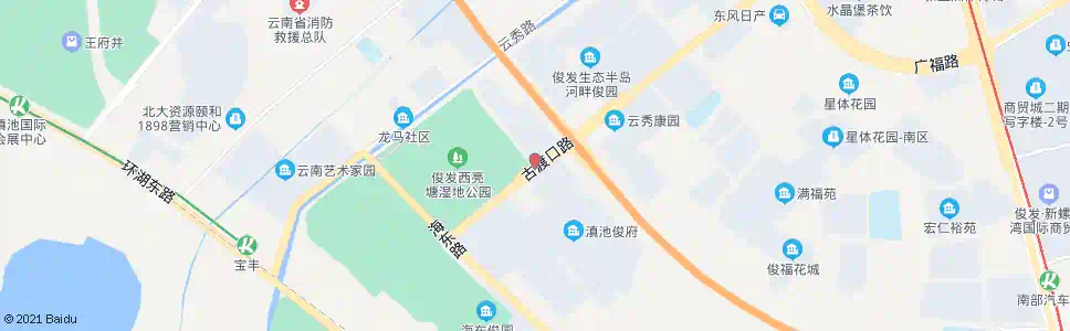 昆明西亮塘路口(古渡口路)_公交站地图_昆明公交_妙搜公交查询2025