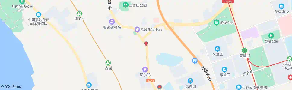 昆明呈贡龙街_公交站地图_昆明公交_妙搜公交查询2025