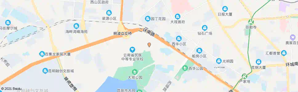 昆明大观楼车场_公交站地图_昆明公交_妙搜公交查询2025