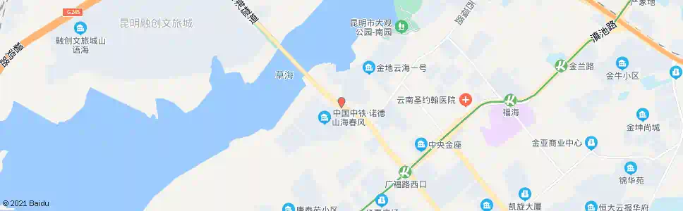 昆明昆明市地方海事局(西三环)_公交站地图_昆明公交_妙搜公交查询2025