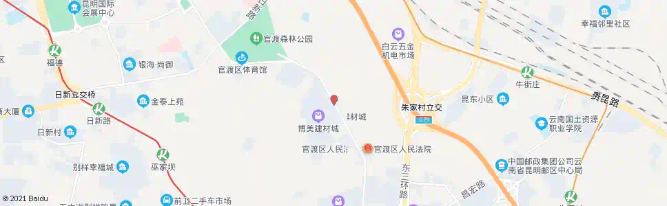 昆明和甸营村_公交站地图_昆明公交_妙搜公交查询2025