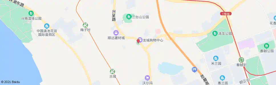 昆明呈贡广场_公交站地图_昆明公交_妙搜公交查询2025