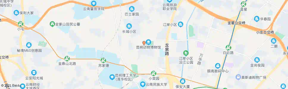昆明白云路口教场东路_公交站地图_昆明公交_妙搜公交查询2025