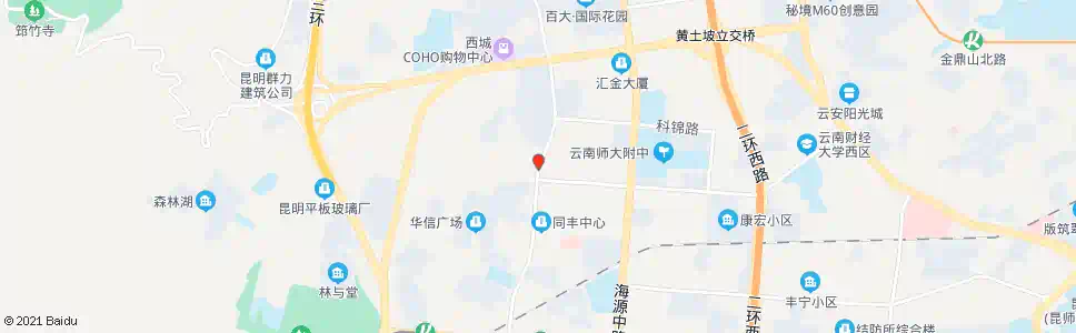 昆明团山后所_公交站地图_昆明公交_妙搜公交查询2025