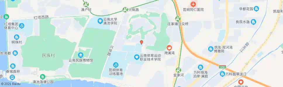 昆明滇池卫城实验中学_公交站地图_昆明公交_妙搜公交查询2025