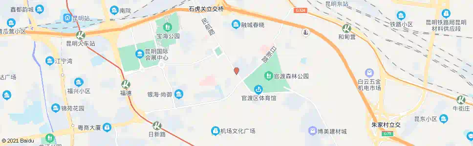 昆明关上(民航路)_公交站地图_昆明公交_妙搜公交查询2025