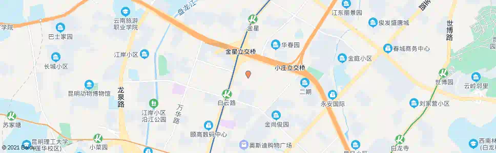 昆明金星西门_公交站地图_昆明公交_妙搜公交查询2025