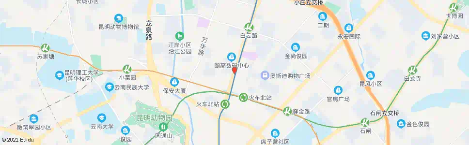 昆明凤凰新村(新奥斯迪购物广场)_公交站地图_昆明公交_妙搜公交查询2025