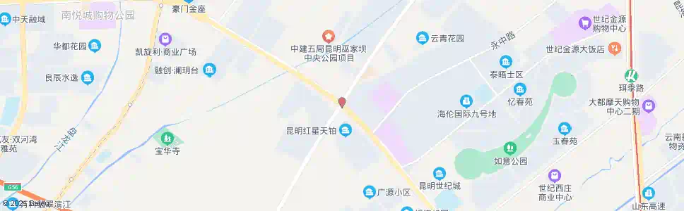 昆明昌宏路口_公交站地图_昆明公交_妙搜公交查询2025