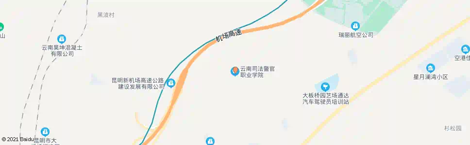 昆明园艺场(司法警官学院)_公交站地图_昆明公交_妙搜公交查询2025