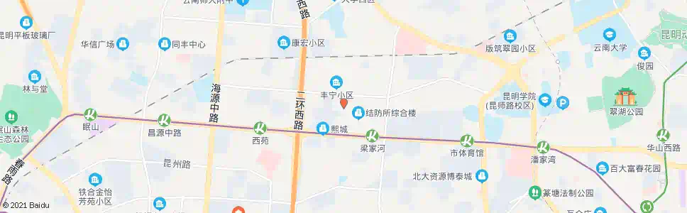 昆明茭菱路口近华浦路_公交站地图_昆明公交_妙搜公交查询2025