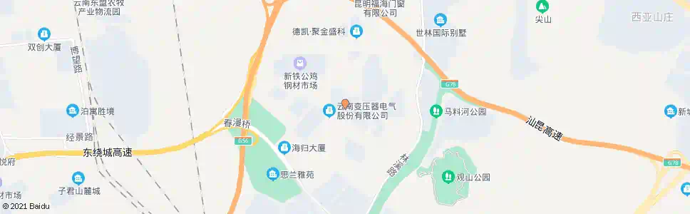 昆明云景路口(拓翔路)_公交站地图_昆明公交_妙搜公交查询2025