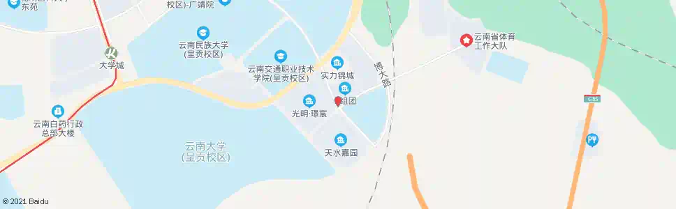 昆明学苑路口(万青路)_公交站地图_昆明公交_妙搜公交查询2025