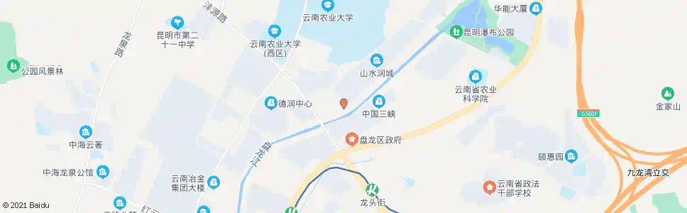 昆明沣源路口龙江西路_公交站地图_昆明公交_妙搜公交查询2025