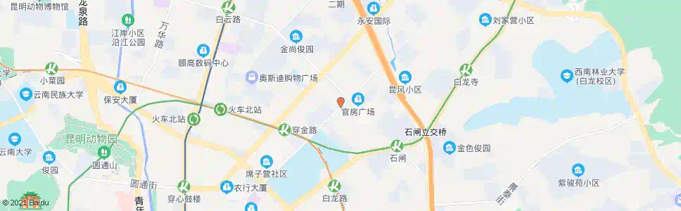昆明新兴路中段_公交站地图_昆明公交_妙搜公交查询2025