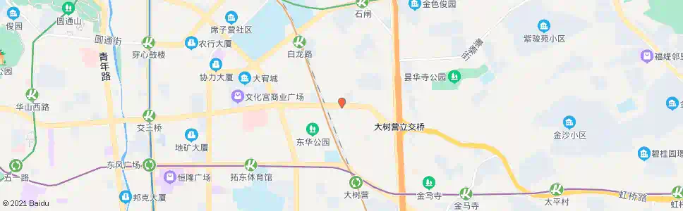 昆明新迎路口人民东路_公交站地图_昆明公交_妙搜公交查询2025