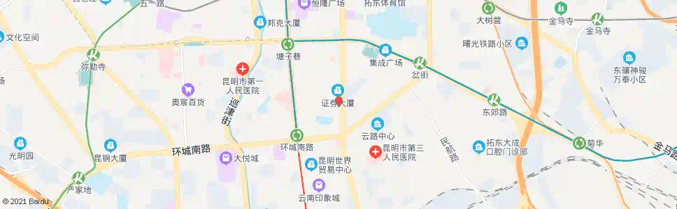 昆明团结镇和平村_公交站地图_昆明公交_妙搜公交查询2025
