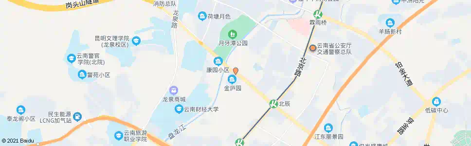 昆明水乡路口金色大道_公交站地图_昆明公交_妙搜公交查询2025