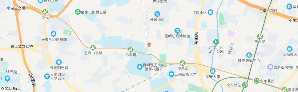 昆明教场北路口教场中路_公交站地图_昆明公交_妙搜公交查询2025