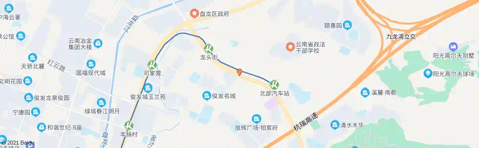 昆明北部公交枢纽站(沣源路)_公交站地图_昆明公交_妙搜公交查询2025
