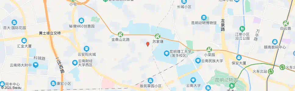 昆明苏家塘路_公交站地图_昆明公交_妙搜公交查询2025