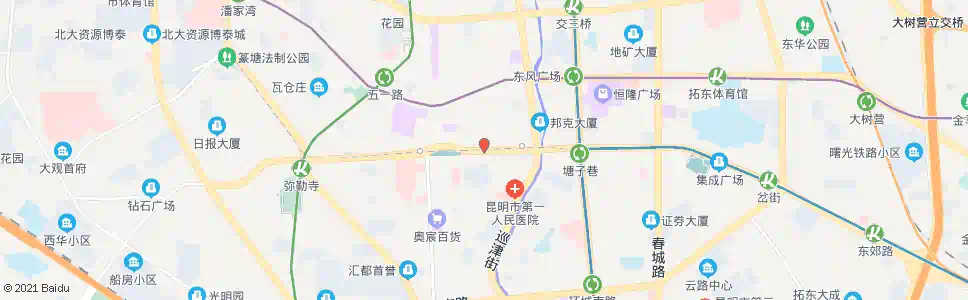 昆明金马坊_公交站地图_昆明公交_妙搜公交查询2025