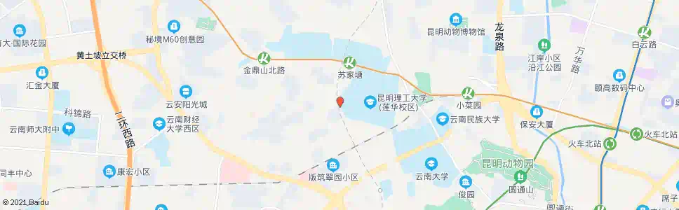 昆明理工大学西门_公交站地图_昆明公交_妙搜公交查询2025