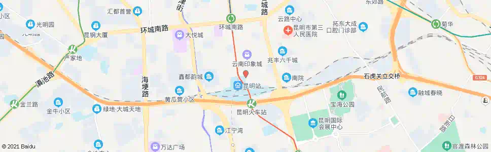 昆明昆明站(站前路)_公交站地图_昆明公交_妙搜公交查询2025