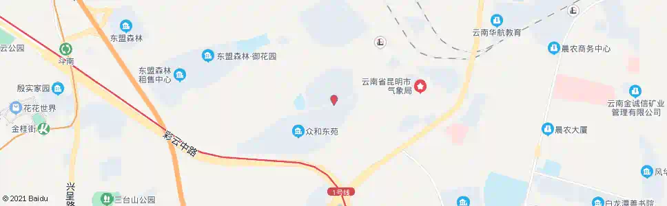 昆明众和康园_公交站地图_昆明公交_妙搜公交查询2025
