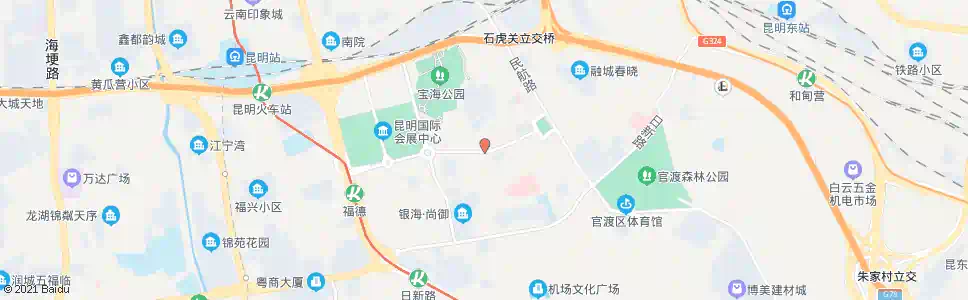 昆明双福路口_公交站地图_昆明公交_妙搜公交查询2025