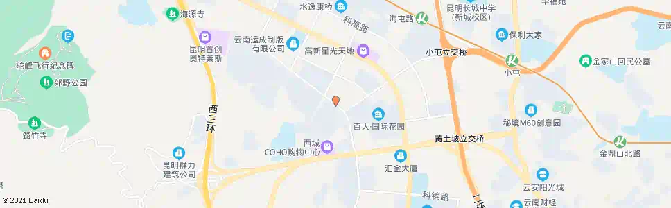 昆明昌源北路口科新路_公交站地图_昆明公交_妙搜公交查询2025