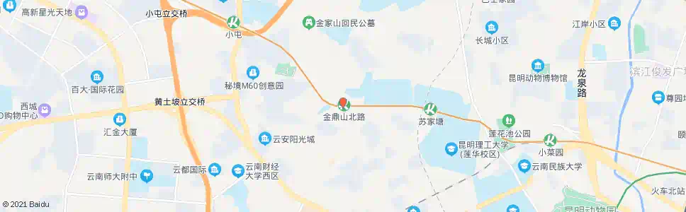 昆明阳光果香小区(学府路)_公交站地图_昆明公交_妙搜公交查询2025