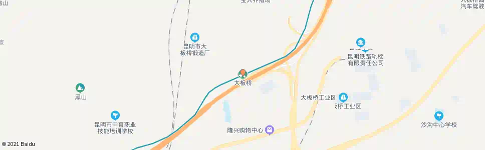 昆明大板桥_公交站地图_昆明公交_妙搜公交查询2025