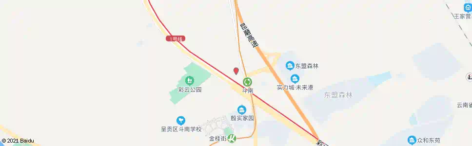 昆明小王家营(斗南地铁站)_公交站地图_昆明公交_妙搜公交查询2025