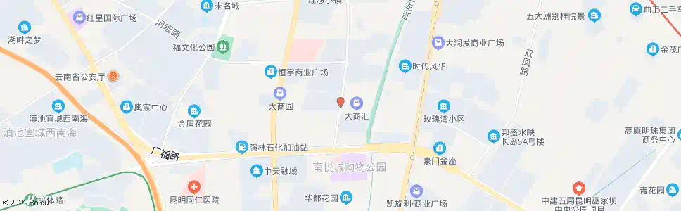 昆明商汇路口希望路_公交站地图_昆明公交_妙搜公交查询2025