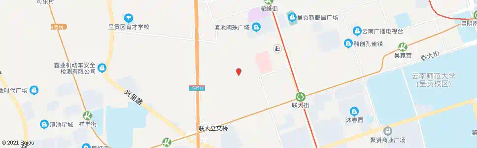 昆明回回营_公交站地图_昆明公交_妙搜公交查询2025